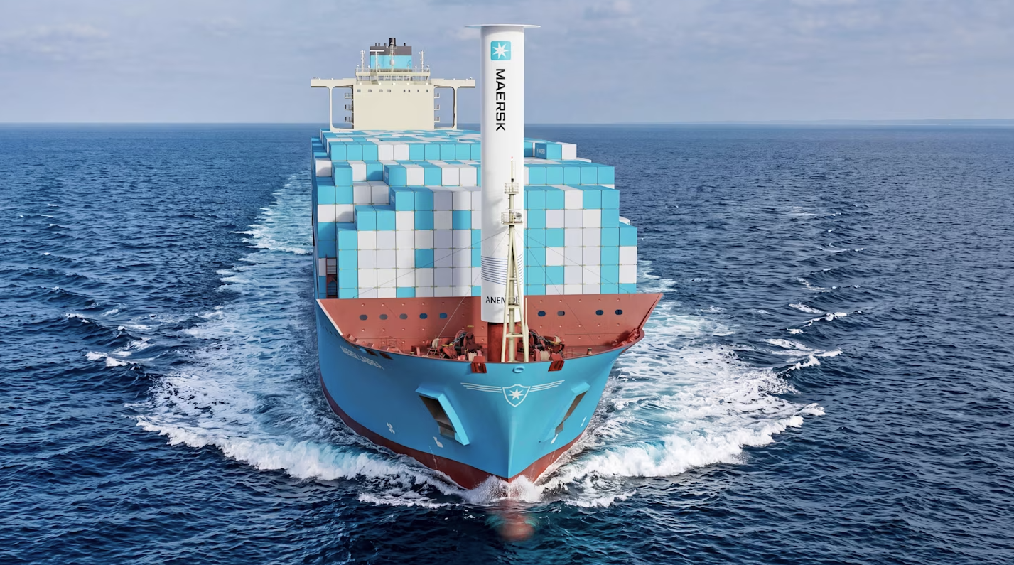 Maersk: Στρέφεται σε ιστία για να μειώσει τα καύσιμα για τα πλοία μεταφοράς εμπορευματοκιβωτίων