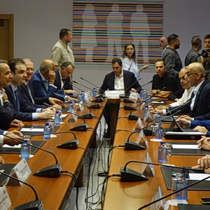 Μητσοτάκης: Συνάντηση με το διοικητικό συμβούλιο της ΔΕΘ-HELEXPO