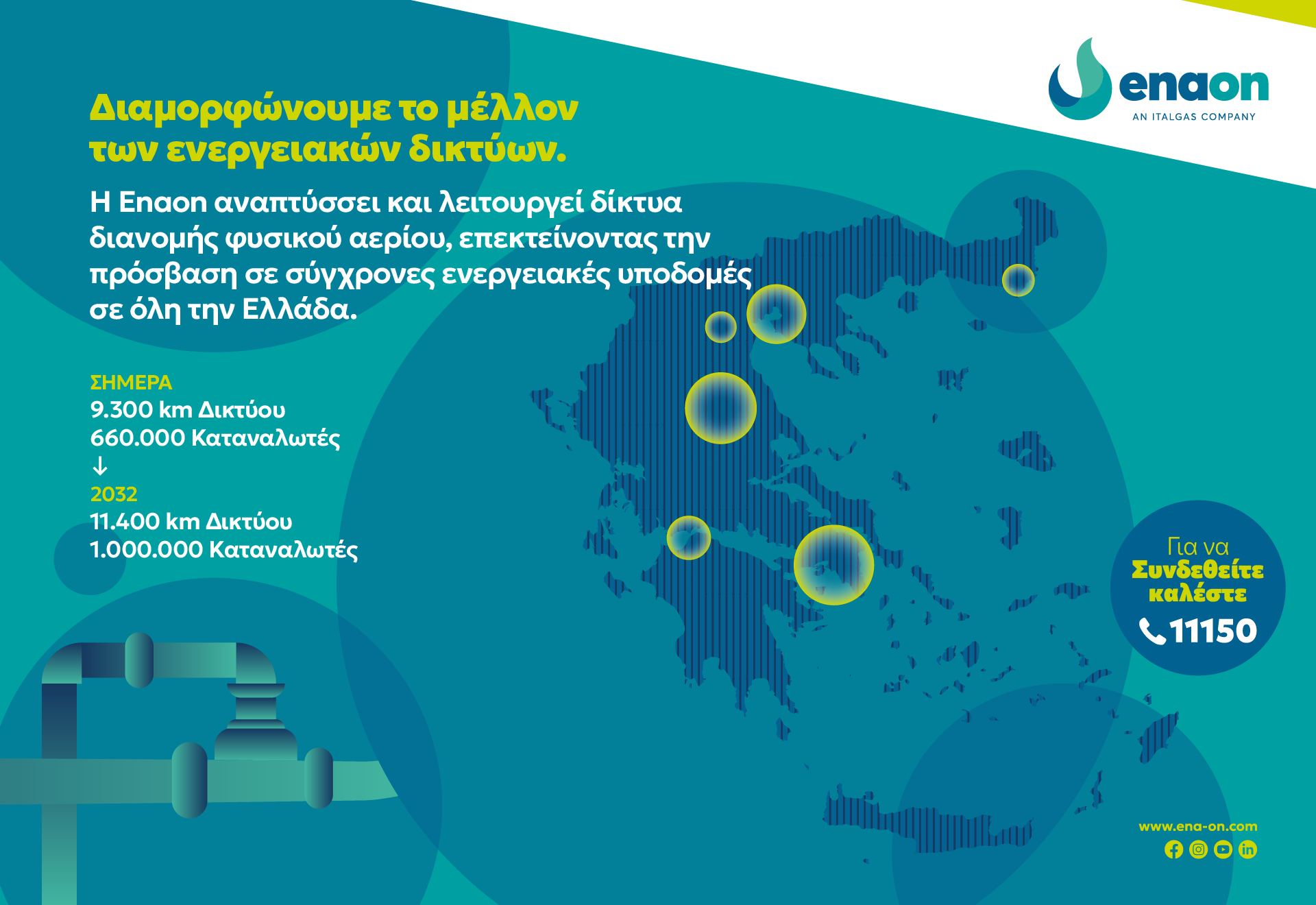 ENAON: Με επενδύσεις €1 δισ. αλλάζει το ενεργειακό τοπίο στην Ελλάδα