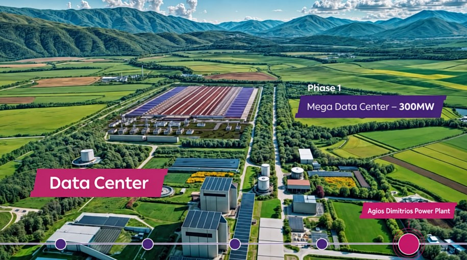 PPC, Amazon Plan 300 MW Data Center in Kozani