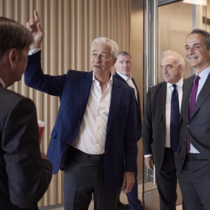 Τζείμι Ντίμον: Συνάντηση με τον Κυριάκο Μητσοτάκη στην Νέα Υόρκη