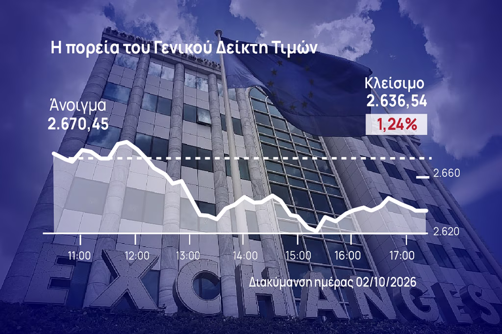 Χρηματιστήριο Αθηνών: Ισχυρή διήμερη διόρθωση έφερε ο Οκτώβριος