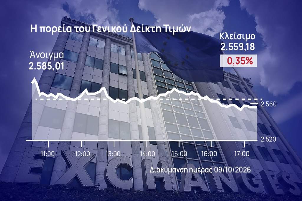Χρηματιστήριο Αθηνών: Αδύναμο να βάλει στοπ στους πωλητές