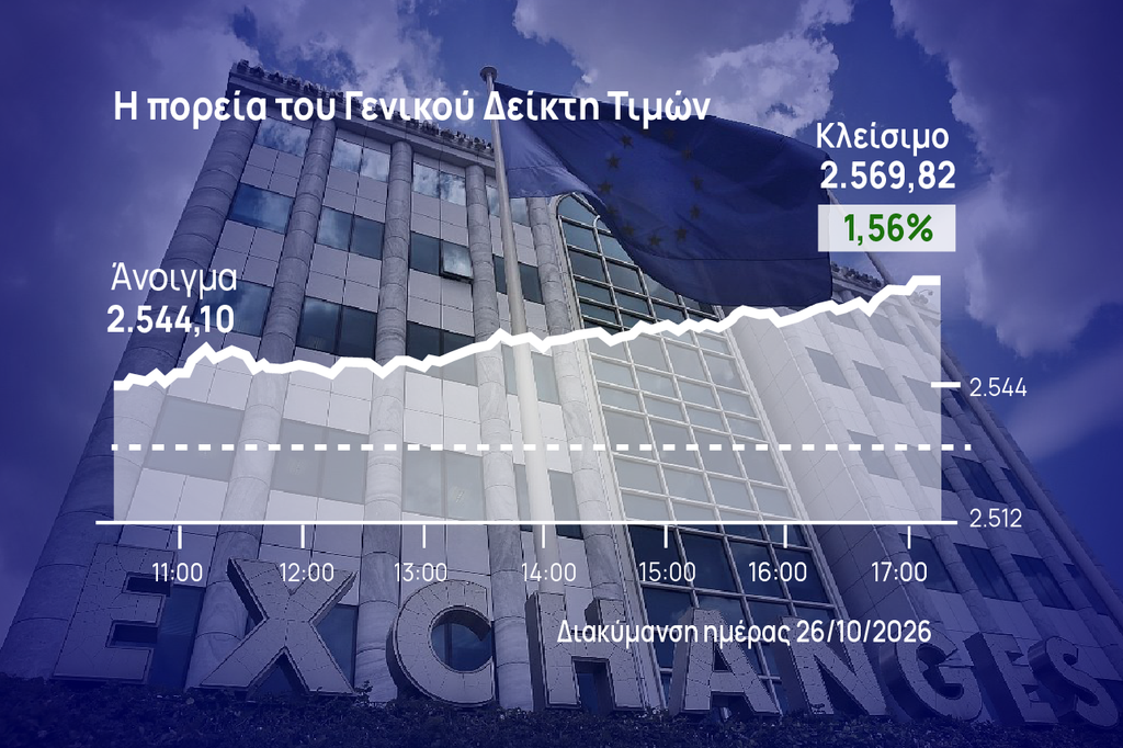 Χρηματιστήριο Αθηνών: Με τράπεζες και ΔΕΗ η ανοδική αντίδραση